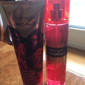 B&BW "A thousand wishes" Body Spray & Body Lotion